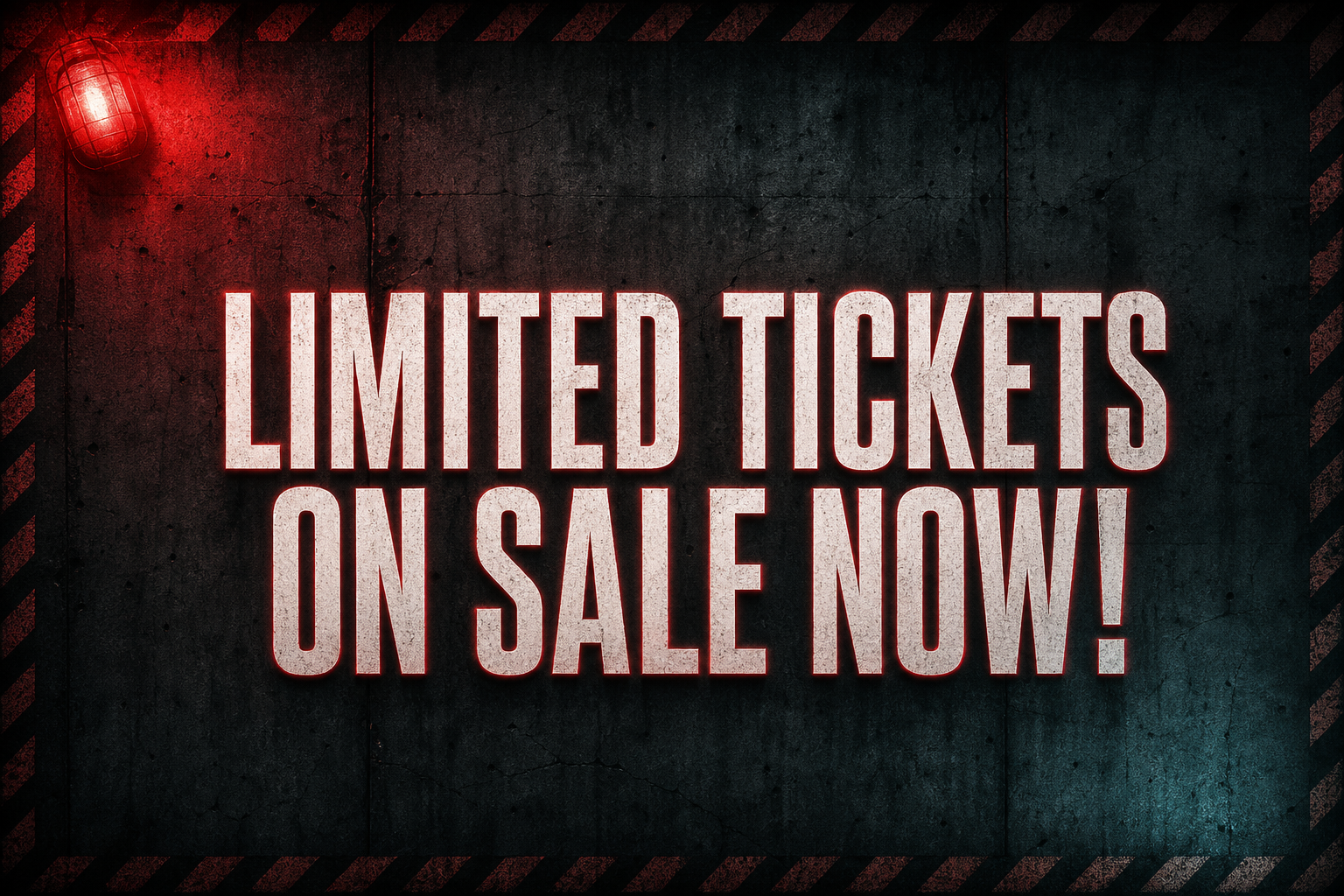 Limited tickets on sale now