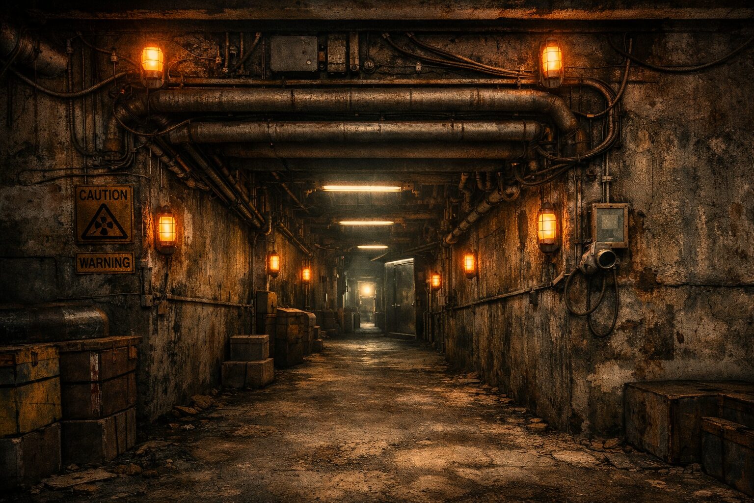 Bunker 66 haunted attraction atmosphere — The Beginning by Haunts 365, Naples Florida